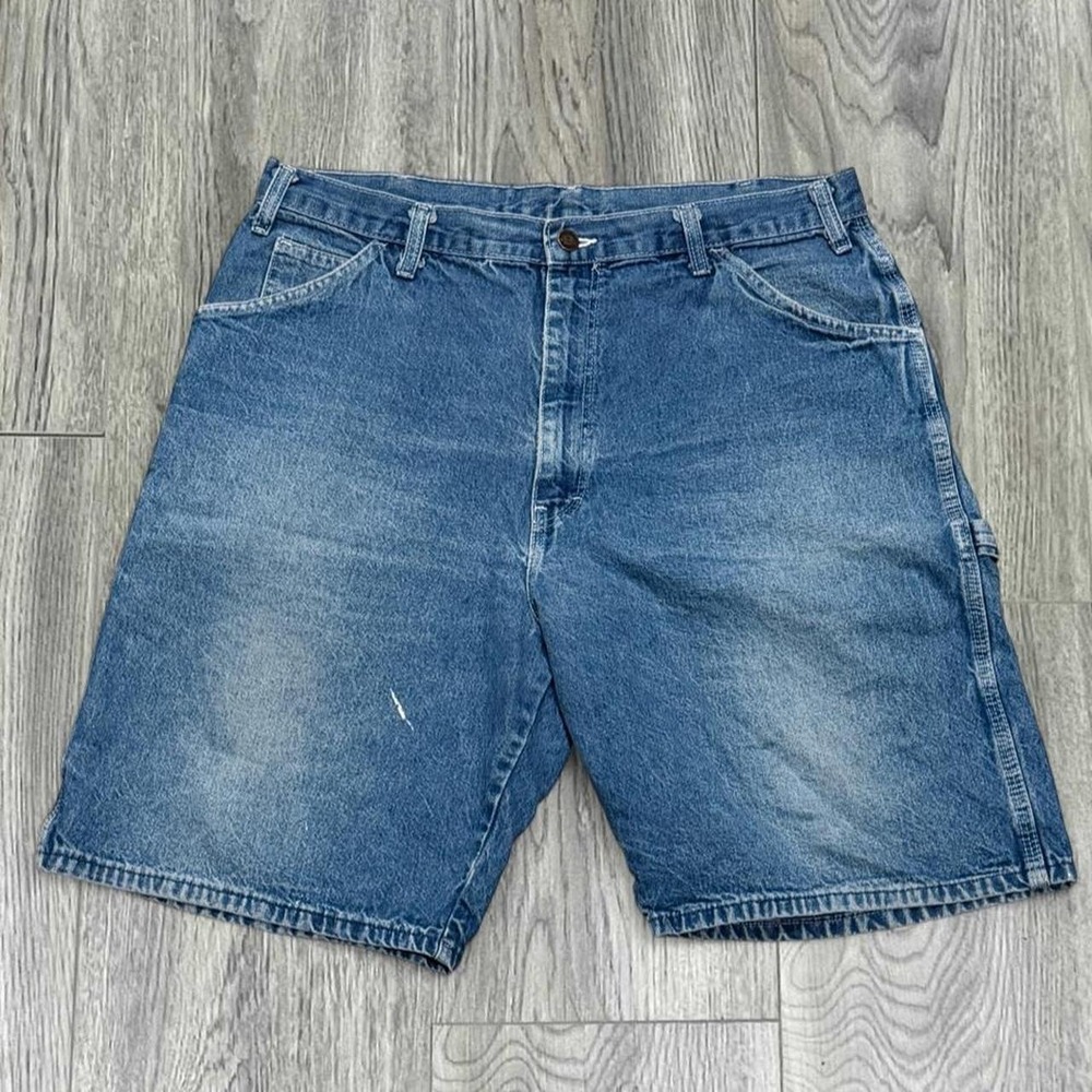 Vintage 90s Y2K Dickies Denim Carpenter Shorts Size 36